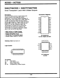 Click here to download 54ACT533LM Datasheet
