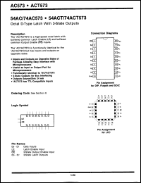 Click here to download 54ACT573LM Datasheet