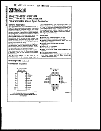 Click here to download 54ACT715RLMQB Datasheet