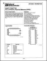 Click here to download 54ACT725LM Datasheet