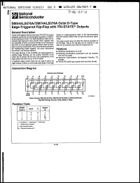 Click here to download 54ALS576AE/883 Datasheet