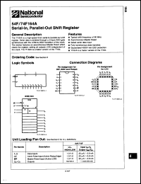 Click here to download 74F164APCQR Datasheet