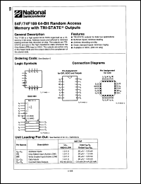 Click here to download 54F189LM Datasheet
