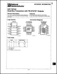 Click here to download 54F242LMQB Datasheet