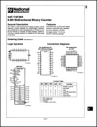 Click here to download 54F269LM Datasheet