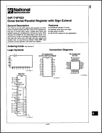 Click here to download 74F322SC Datasheet