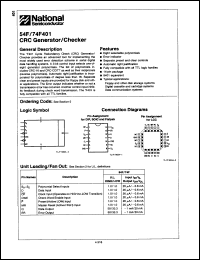 Click here to download 74F401PCQR Datasheet