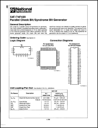 Click here to download 54F420LMQB Datasheet