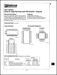 Click here to download 74F534DC Datasheet