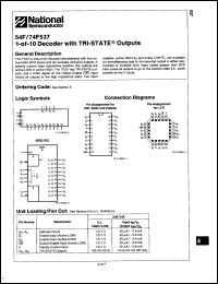 Click here to download 74F537QC Datasheet