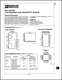 Click here to download 74F538DC Datasheet