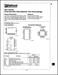 Click here to download 74F548QC Datasheet