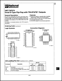 Click here to download 54F574FMQB Datasheet