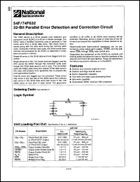 Click here to download 54F632LM Datasheet
