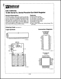Click here to download 54F675AFM Datasheet