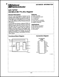 Click here to download 74F707PC Datasheet