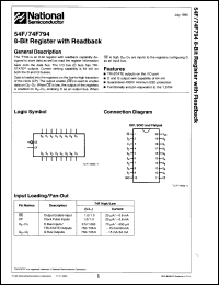 Click here to download 54F794DM Datasheet