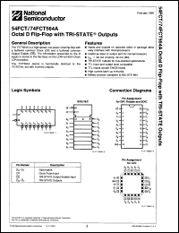 Click here to download 54FCT564AFM Datasheet