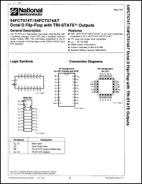 Click here to download 54FCT574ADMX Datasheet
