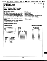 Click here to download 74FCT843BDCX Datasheet