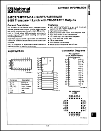 Click here to download 74FCT845BFCQR Datasheet