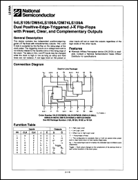 Click here to download DM54LS109J/883 Datasheet