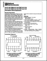 Click here to download DM54LS138J/883C Datasheet