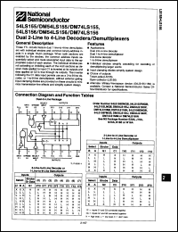 Click here to download DM54LS155W/883C Datasheet