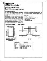 Click here to download 54LS256DM Datasheet