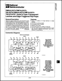 Click here to download DM54LS373W/883C Datasheet