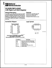 Click here to download DM54LS95BW/883 Datasheet