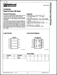 Click here to download 54VHC32J/883 Datasheet