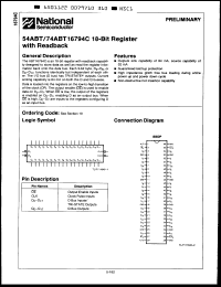 Click here to download 74ABT16794CMSAC Datasheet