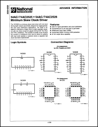 Click here to download 74AC2525FCX Datasheet