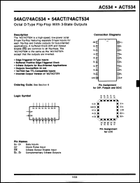 Click here to download 74AC534PC Datasheet