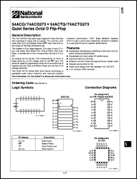 Click here to download 74ACQ273SC Datasheet