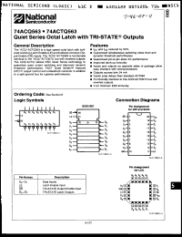 Click here to download 74ACQ563SC Datasheet