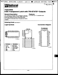 Click here to download 74ACT845SC Datasheet