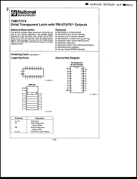 Click here to download 74BCT373SCX Datasheet