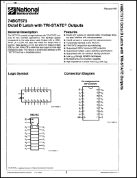 Click here to download 74BCT573PC Datasheet