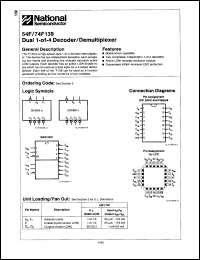 Click here to download 74F139DC Datasheet