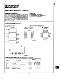 Click here to download 74F175QC Datasheet
