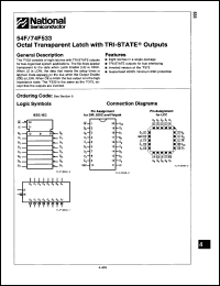 Click here to download 74F533DC Datasheet