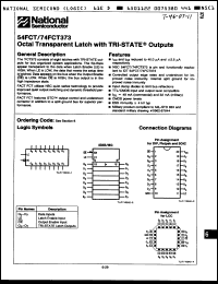 Click here to download 74FCT373LC Datasheet