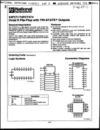 Click here to download 74FCT374DCX Datasheet