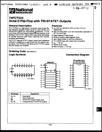 Click here to download 74FCT534SCX Datasheet