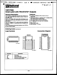 Click here to download 74FCT563PCX Datasheet