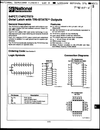 Click here to download 74FCT573LCQR Datasheet