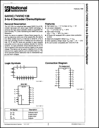 Click here to download 74VHC138MSC Datasheet