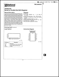Click here to download 74VHC164MSC Datasheet